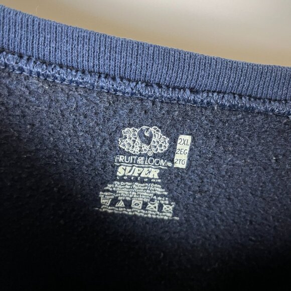 Vintage University of Virginia Navy Blue Crewneck Sweatshirt XL Unisex Fit - Picture 12 of 13